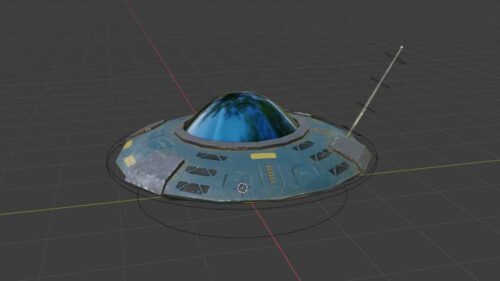 フリー素材でリアルなufo発見動画の制作 3dcg初心者の日記 3